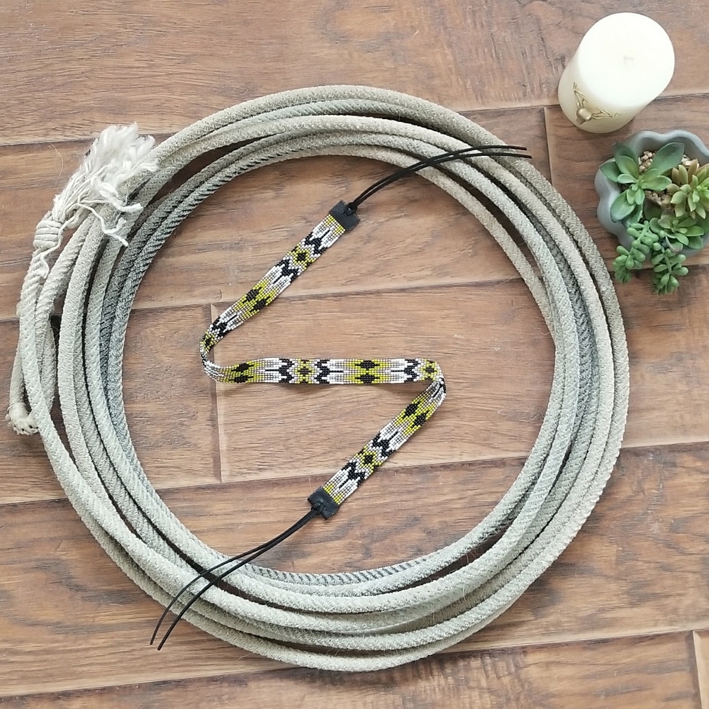 *SOLD* Handmade Beaded Hat Band